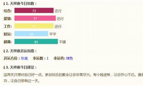 天秤座今天今日运势-说一下天秤座今日运势