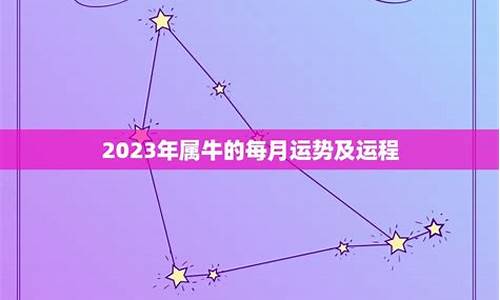 星座运程2023每月运程-星座运程202